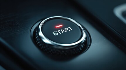 E mobility start button press electric vehicle technology innovation future transportation concept design