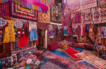 Traditional carpet image from Cappadocia region
