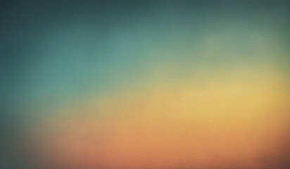 Obraz premium Dark blurred color gradient grainy background teal orange noise texture header poster banner landing page backdrop design