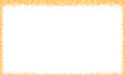 Luxury Gold Glitter With Bokeh Frame Border