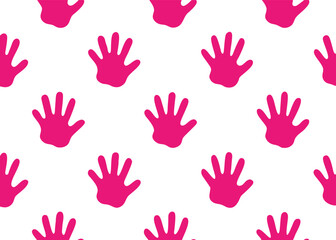 seamless pattern with hands