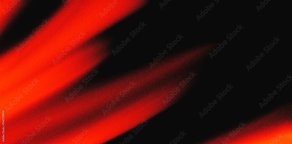 Poster abstract red and black background with light streaks.