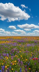 field of flowers