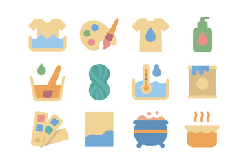 Flat style craft and diy vector illustration for design projects