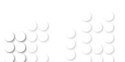 White tiles wall. round marble textures, ball tiles. Air Bubble wrap texture background. Top view pavement circle block white texture with seamless patterns floor background. Textured Background.