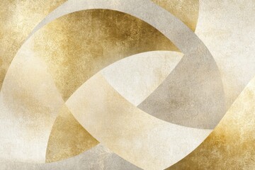 Minimal gold arc shapes on grunge texture