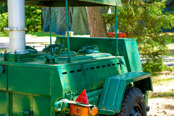 The military field kitchen is still used today to transport hot food closer to the battlefield.