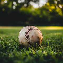 Baseball, Baseball Field at Sunset, Baseball Game Day with gas and filled  
