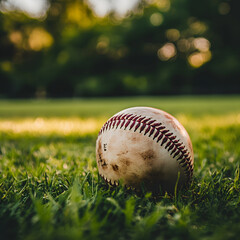 Baseball, Baseball Field at Sunset