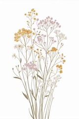 Naklejka premium Dried Flower Arrangement