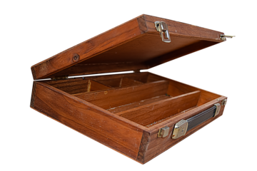 Wooden Cash Register isolated on Transparent background. !