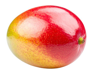 Fresh mango isolated on a transparent background.