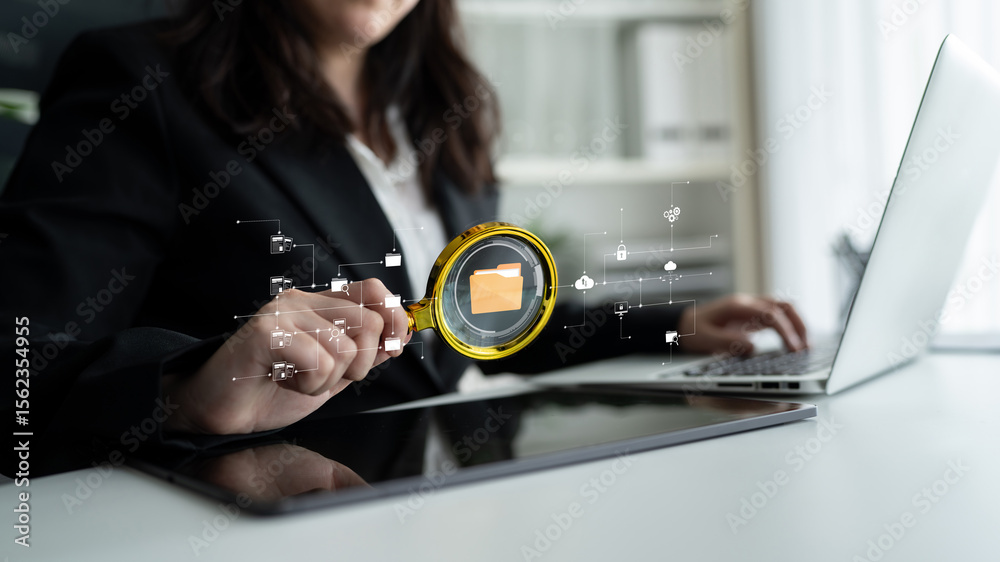 Poster digital folder systems enhance file organization, secure cloud access, and structured document workf