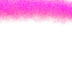 Vibrant pink and red splatter texture with gradient fading