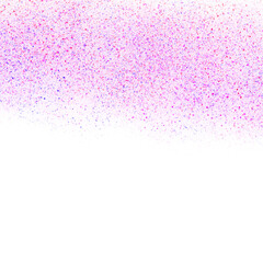 Vibrant pink and purple color splatter pattern on a white background