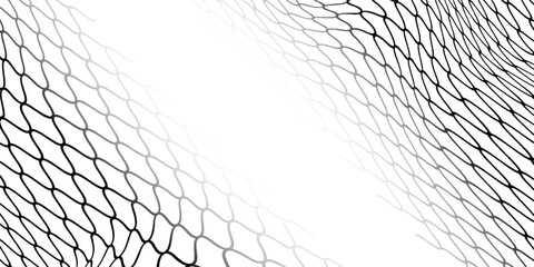 Mesh texture for fishing nets. Seamless pattern for sportswear or soccer goal, volleyball net, basketball hoop, hockey, athletics. Abstract net modern