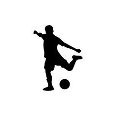 Futsal Player Silhouette Vector