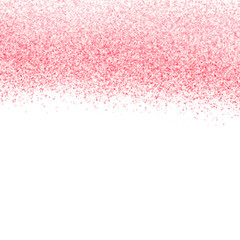 Red and pink abstract particle texture background falling from top