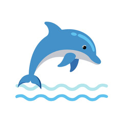 Fototapeta premium dolphin jumping out of water