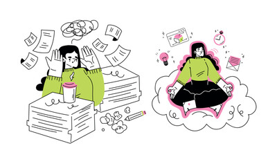 Balancing Chaos and Calm A Visual Journey Through Lifes Many Emotional Landscapes