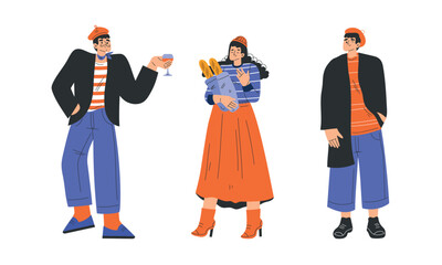 Trendy Celebration with Stylish Friends Holding Drinks and Beautiful Gifts to Share