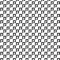 Abstract geometric pattern. A seamless vector background. White and black ornament. Graphic modern pattern. Simple lattice graphic design.