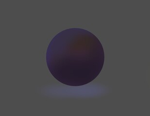 3d render of a sphere