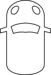 Cars icon from above, top view isolated. Modern urban civilian vehicle. View from the bird's eye. Realistic design. Flat style vector. traffic, automobile transportation. Transport service concept.