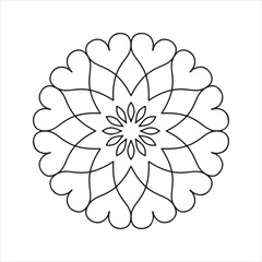 Floral Symmetry: Mandala Patterns in Bloom