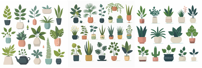 flower pot flat design vector