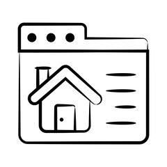 Real Estate Doodle Icons