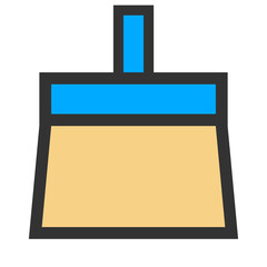 blue cleaner icon