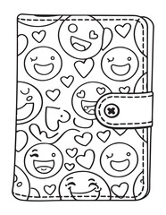 Cute Kawaii Coloring Pages – Fun and Easy Printable Line Art for Kids and Adults, Kawaii Fun Coloring Sheets, Simple and Sweet Line Art for Relaxation, Print