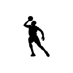 Silhouette of Basketball Vectors
