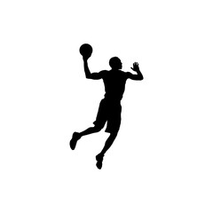Silhouette of Basketball Vectors