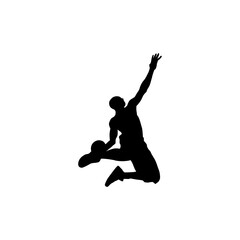 Silhouette of Basketball Vectors