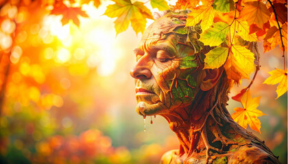 tree man symbol save the forest 7