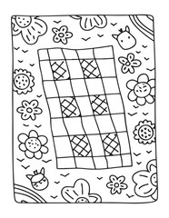 Cute Kawaii Coloring Pages – Fun and Easy Printable Line Art for Kids and Adults, Kawaii Fun Coloring Sheets, Simple and Sweet Line Art for Relaxation, Print