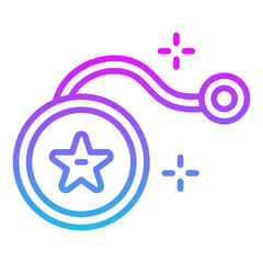 Fototapeta premium Yoyo Icon