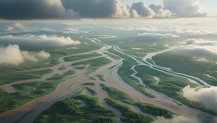 view from the air