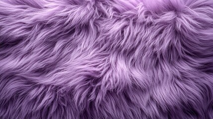Fototapeta premium Lavender faux fur texture background studio shot