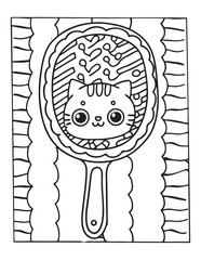 Cute Kawaii Coloring Pages – Fun and Easy Printable Line Art for Kids and Adults, Kawaii Fun Coloring Sheets, Simple and Sweet Line Art for Relaxation, Print