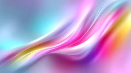 Colorful, flowing background with a pink and purple wave. The colors are bright and vibrant, creating a sense of energy and movement. The background is likely meant to evoke feelings of joy