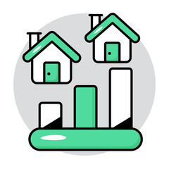 Real Estate Rounded Icons