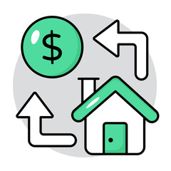 Real Estate Rounded Icons