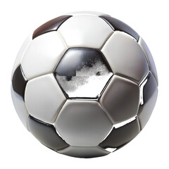 Classic Soccer Ball isolated on a transparent background