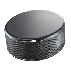 Hockey puck isolated on a transparent background ice hockey