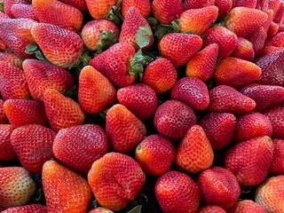 Detail of strawberries