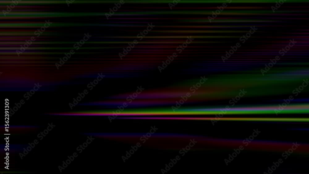 Poster Abstract laser light grid futuristic rainbow animation on black background