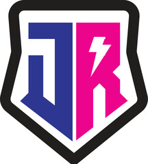 jr Monogram logo design